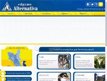 Tablet Screenshot of alternativa.com.pe